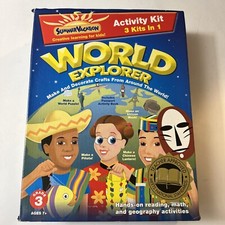 World Explorer Activity Kit by Summer Vacation for Homeschool Staycation New 
