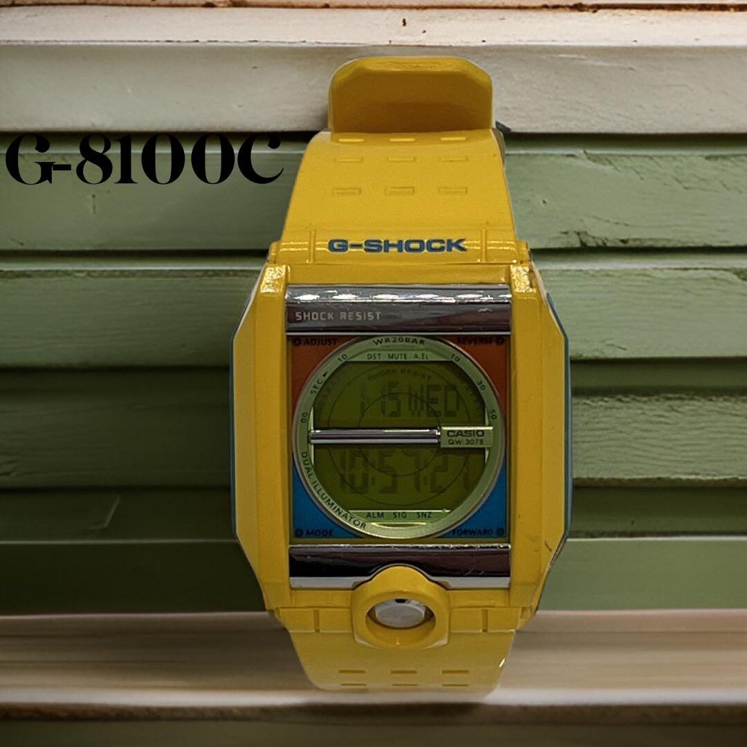 CASIO G-SHOCK G-8100C Yellow watch From Japan | eBay CASIO G-SHOCK G-8100C Yellow watch From Japan | eBay
