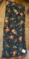 Cejon Accessories Christmas Rectangular Scarf Sheer Fabric  NWT