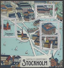 FRANCE 2021 Bloc Feuillet F 5477 SUEDE "STOCKHOLM" Capitale Européenne (**)
