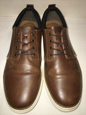 Seven 91 Casual Brown Leather Shoes Men display picture 1