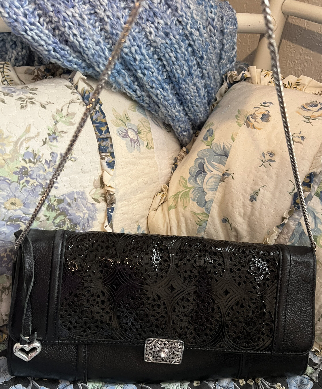 PONY BRIGHTON Masterpiece Collection SOROYA PORTAFOGLIO laserato organizer NO COPIA BORSA