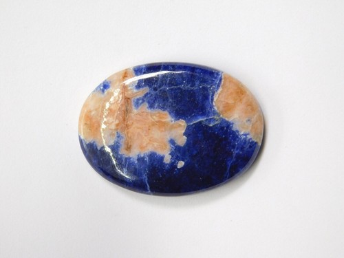 Erstklassiges Natürlich Sodalith Cabochon Lose Edelstein für Schmuck 71 Cts. - Picture 3 of 5