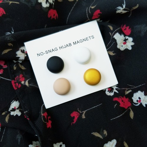 Pack Of 4 Snag Free Hijab Magnets Pins MATTE Strong Magnets For Hijab