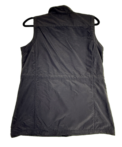 ExOfficio Vest Womens Small 4-6 Black Nylon Drawcord Waist Gorpcore - Picture 2 of 12