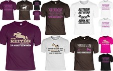 Pferde T-Shirt Sprüche - Hannoveraner - Trakehner - Holsteiner Dressur Springen