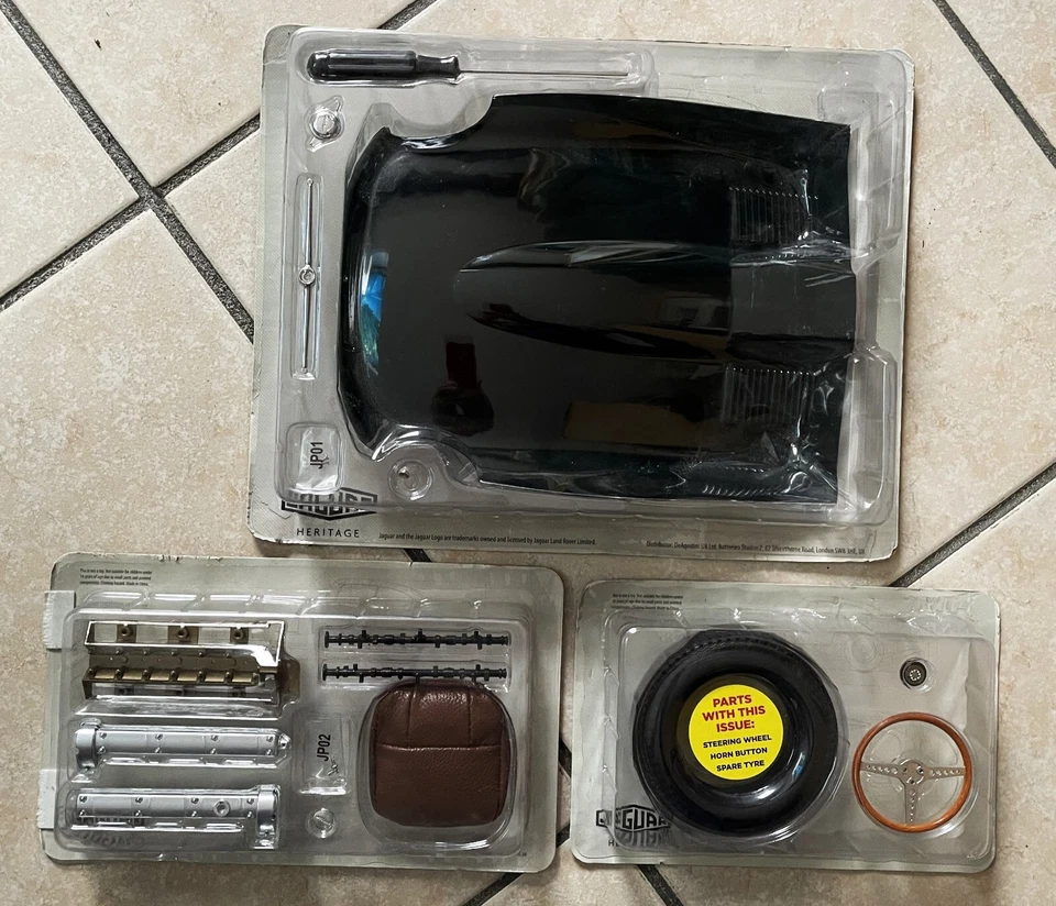 Volume 1 De Agostini  costruisci la Jaguar e type 1963 - scala 1:8 - nuovo - Immagine 2 di 2