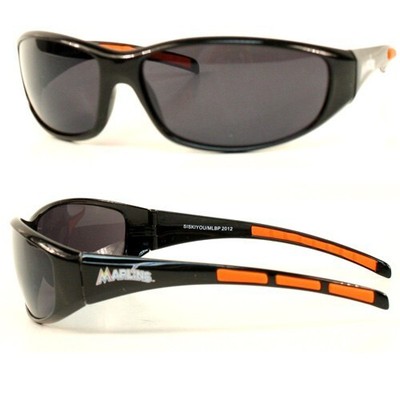 Miami Marlins Sunglasses Polarized 3-Dot Sports Wear MLB Official Merch