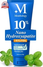 Mouthology 10 Nano Hydroxyapatite Toothpaste Fluoride Free, Whitening , Rod Sha