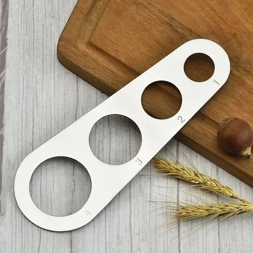 Stainless Steel Pasta Noodle Measure Tool 4 Hole Spaghetti Portion Kitchen Gadge