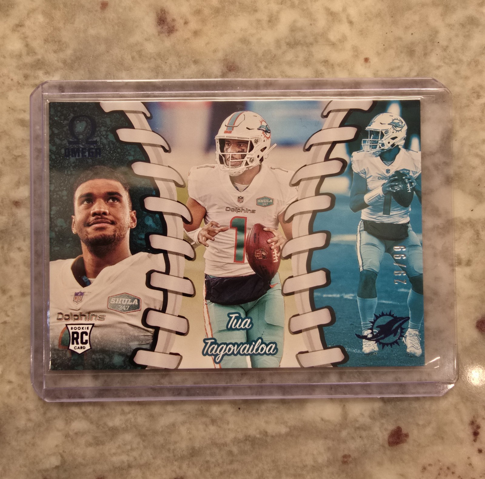 Tua Tagovailoa Panini Chronicles Omega #O2 Blue