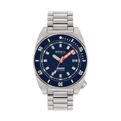 Breil Manta Seeker Automatic TW2180 Steel Watch Men's 42mm Blue