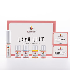 NEW ICONSIGN Complete Lash Lift Perming Kit Eyelash Brow Lamination UK