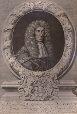 Anthony Ashley Cooper 1st Earl of Shaftesbury English statesman c1- Old Photo