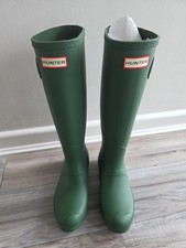 Image of Hunter Original Tall Women's Wellington Boots - Dark Green - Size UK 4 - New