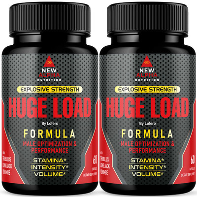 (2 Pack) Huge Load Semen Supplement HugeLoad Formula Pills For Men (120 ct)