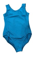 WYHDY, Girls  , Leotard, Crisscross Straps, Sleeveless, Teal, XXL 10-12Y