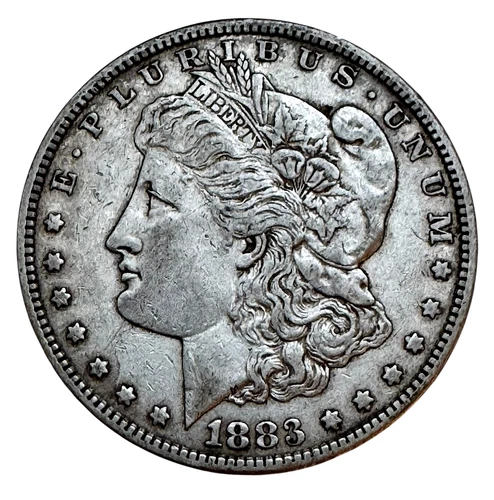 US 1883 S Morgan Silver Dollar XF - AU Better Date San Francisco $1.00