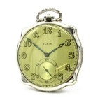 Vintage 1927 Elgin Art Deco Case 12s 17j Grade 479 Model 4 Pocket Watch#WB5795-1 — photo 2