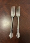 Lot of Two Vintage Gorham Sterling Silver Dinner Forks 7 1/2"