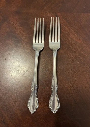 Lot of Two Vintage Gorham Sterling Silver Dinner Forks 7 1/2"