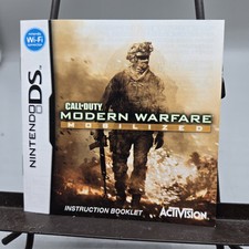 Call Of DUTY MODERN WARFARE MOB DS Authentic Manual Instruction Booklet ONLY OEM