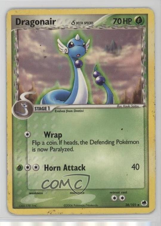 Dragonair Pokémon EX Dragon Frontiers #28 2006