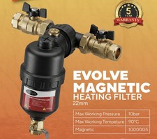 evolve - Central Heating Magnetic System Boiler Filter (5 Year Warranty)