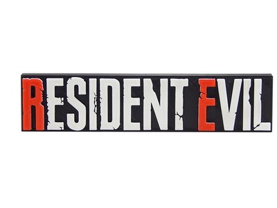 Resident Evil Video Game Logo Sign Display 3D Wall Shelf Art 7''x1 5/8''x3/8''
