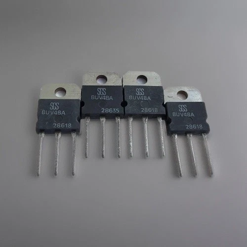 4x SGS ST BUV48A – 450V 15A NPN Power Transistor TO-247 – NOS SMPS Industrial - Bild 1 von 1