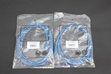 NEW Set of 2 7ft Cat5e Ethernet Cable Blue MONOPRICE