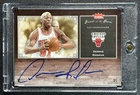 DENNIS RODMAN 2005-06 FLEER GREATS OF THE GAME #GG-RD ON-CARD AUTO BULLS