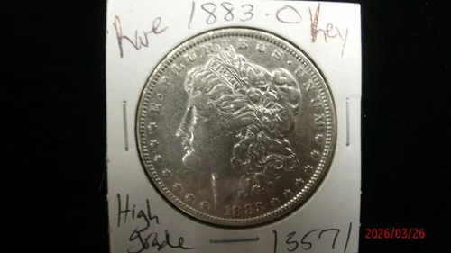 1883-O AU Morgan Silver Dollar #3571