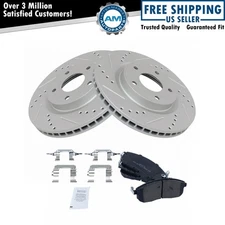 Front Semi Metallic Brake Pad & Performance Rotor Kit for Sentra SE-R