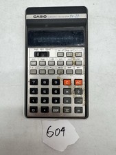 Casio fx-21 Scientific Calculator Made in Japan Vintage Electronics