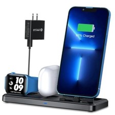 3 in 1 Wireless Charging Station for Apple Multiple Devices, Magnetic Charging