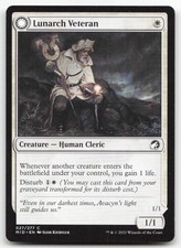 MTG Lunarch Veteran C Innistrad: Midnight Hunt 27 LP