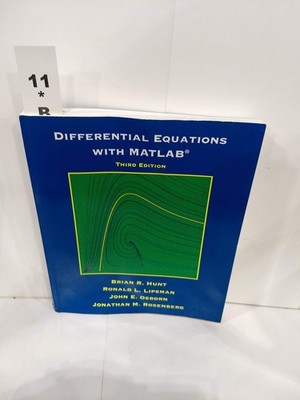 Differential Equations with Matlab