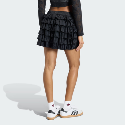 adidas WMNS Lace ruffle mini skirt Black KD0348 Japan size | eBay
