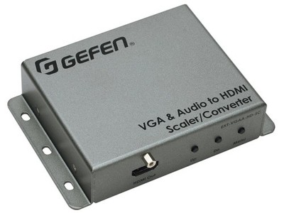Gefen EXT-VGAA-HD-SC VGA to HDMI Scaler Converter 1080p60 / Audio