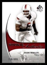 2010 SP Authentic #206 Jason Worilds #/999