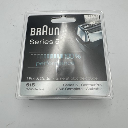 Braun Series 5 51S Foil & Cutter Replacement ContourPro 360 Complete Activator