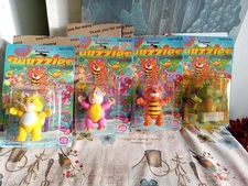 1985 Hasbro Disney Wuzzles Carded Set  Butterbear Rhinokey Bumblelion Hoppo