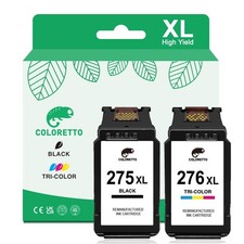 275XL 276XL for Canon PIXMA TS3722 Ink Cartridges 275 276 XL Ink Cartridges f...