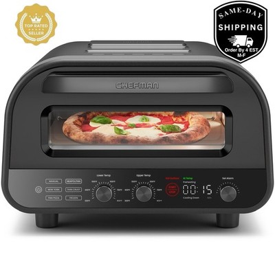 CHEFMAN Indoor Pizza Oven - Makes 12 Inch Pizzas in Minutes, Heats up to 800°F