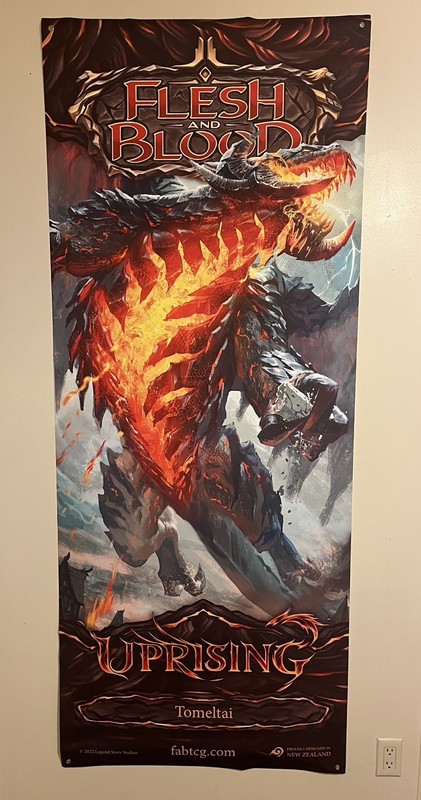 Flesh and Blood FAB- Vinyl Banner Uprising   Tomeltai - Promotional Poster 31x78