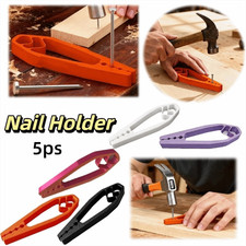 Plastic Nail Holder Tool Anti-smashing Hammer Nail Pliers Auxiliary Finger Tool