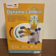 Linterna Tenergy Odev Dynamo STEM Construcción Manivela Generación de Energía Juguete Hágalo Usted Mismo