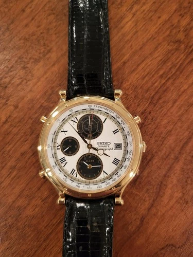 Running Vintage Seiko "Age of Discovery" Watch:Chronograph, Alarm 7T42-7A39