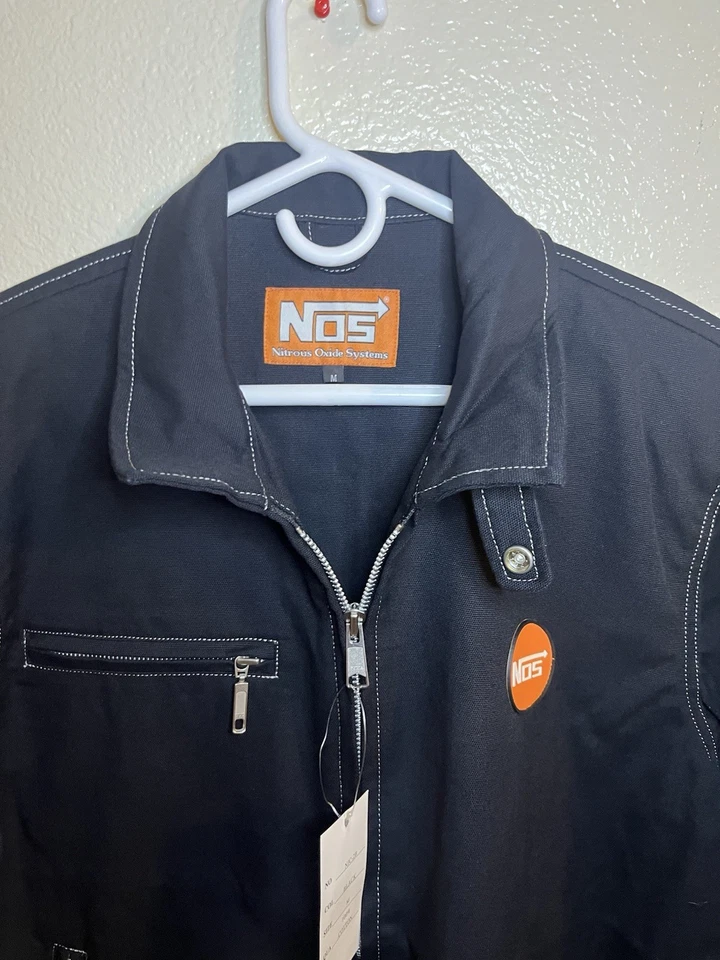 Nitrous Oxide Systems (NOS) Work Shirt Mens Size M New Back Logo NOS - Image 3 of 4